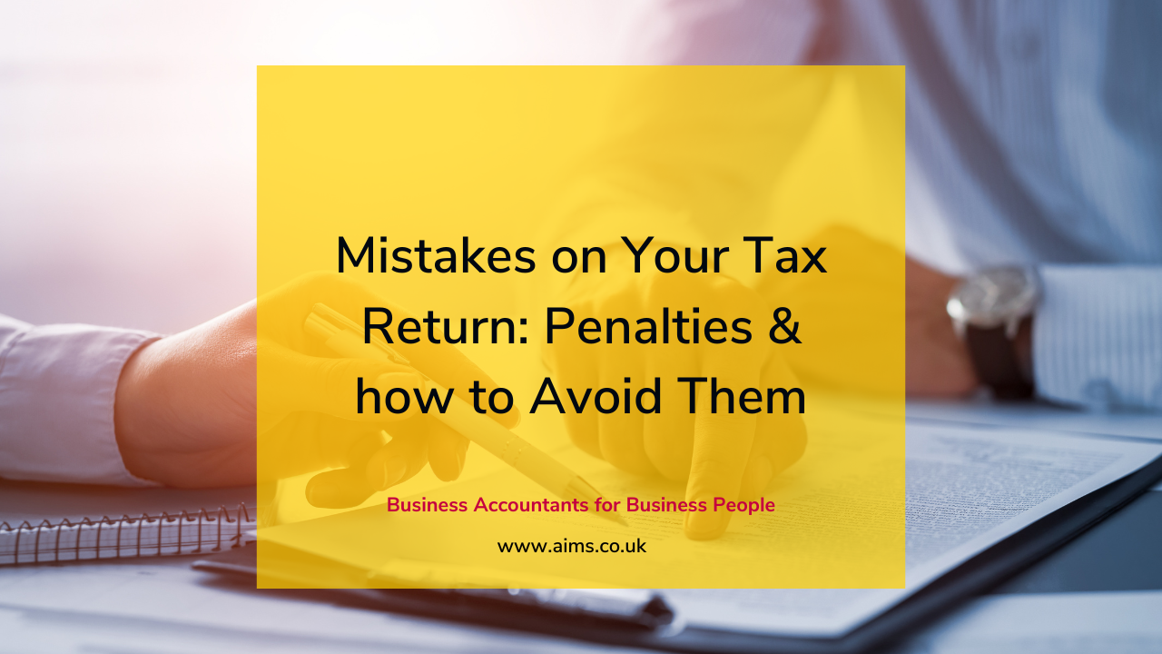 Image displaying the title of the article: Mistakes on Your Tax Return Penalties & how to Avoid Them 