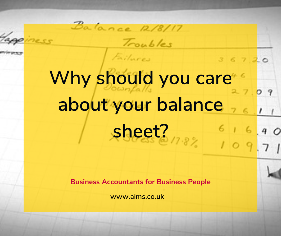 why does a balance sheet matter