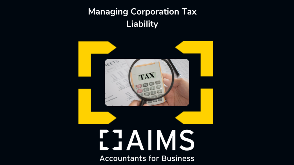 managing corporation tax liability