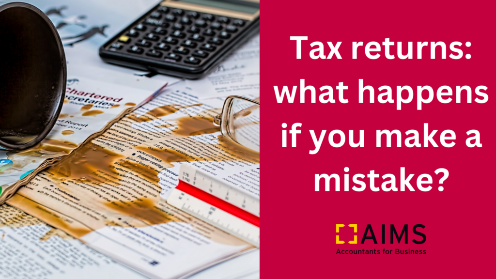 making mistakes on a tax return